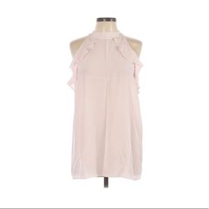 Antonio Melani Pink Sleeveless Silk Top